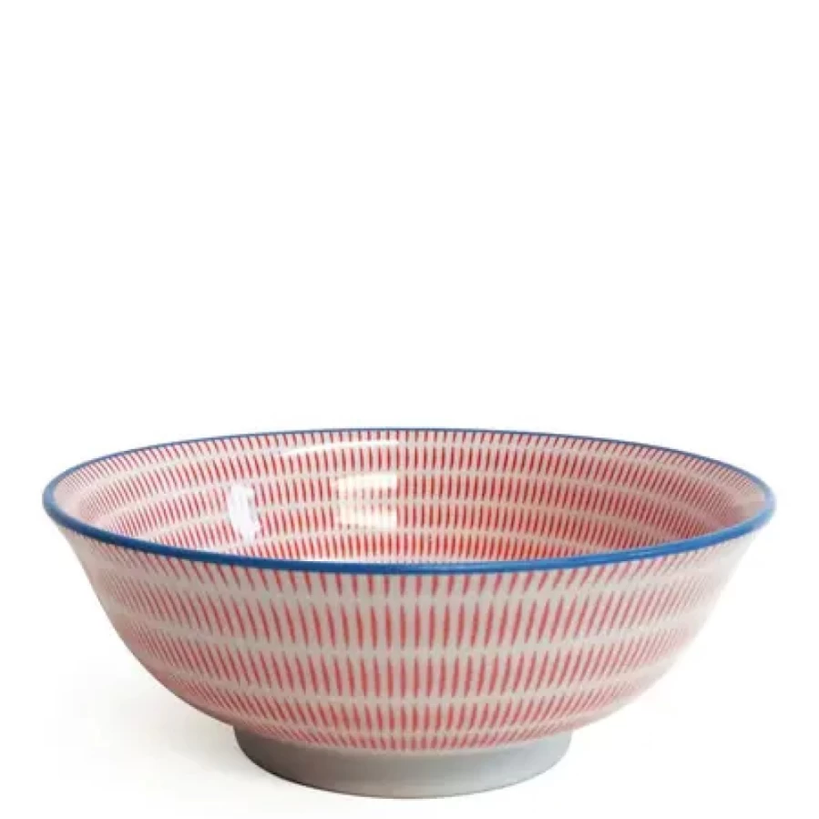 Miya Company 7.75 Inch Red Sen Colors Bowl – Durable & Stylish Kitchenware