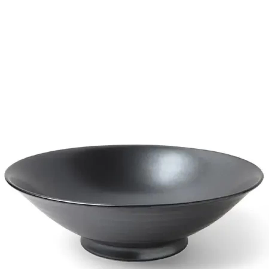 Miya Company Iron Glaze 10-Inch Ceramic Serving Bowl – Durable & Stylish Dinnerware for Entertaining
