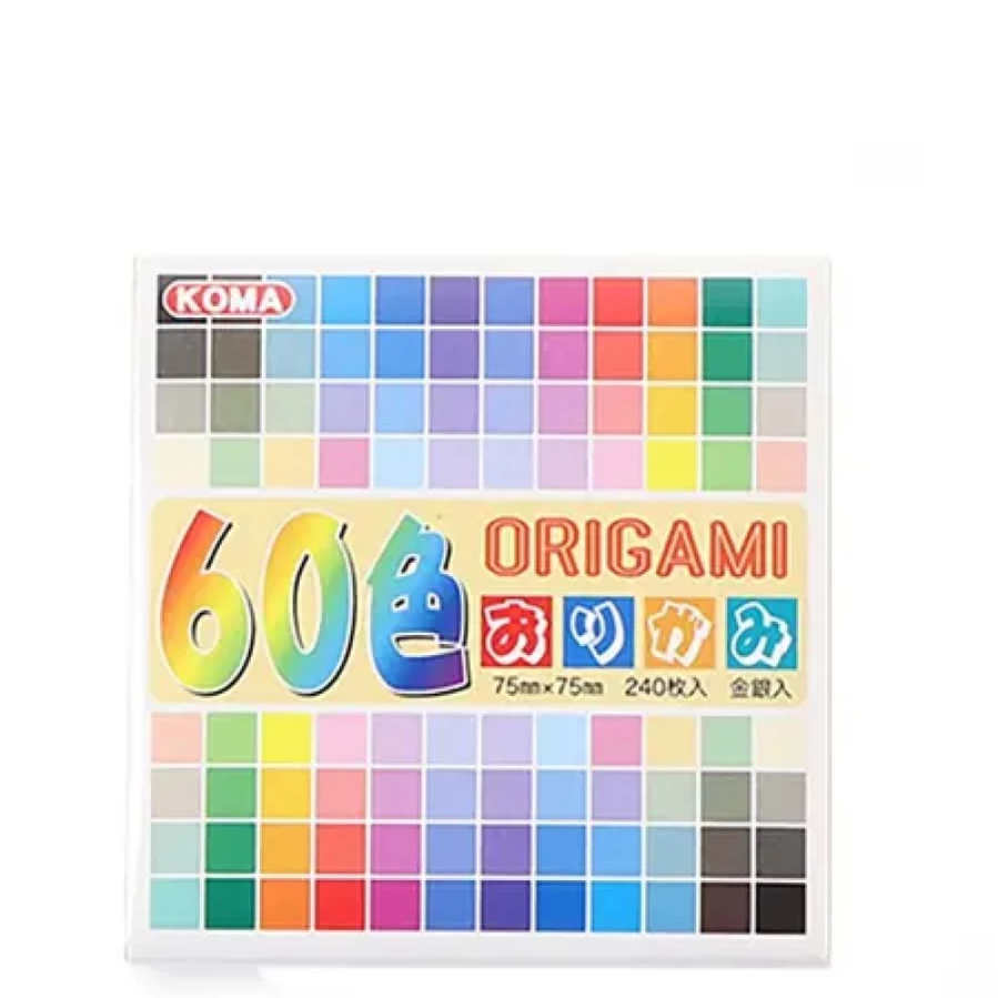 Miya Company Origami Paper 3 Inch Assorted Colors for DIY Craft and Art Projects