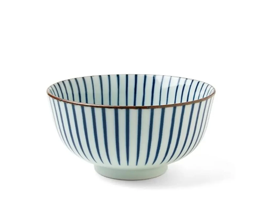 Miya Company Tokusa 5.5-Inch Ceramic Bowl – Handcrafted Japanese-Style Serving Dish