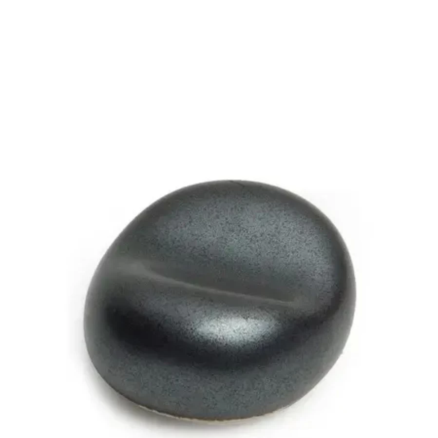 Miya Company Iron Glaze Stone Chopstick Rest - Elegant Ceramic Tableware for Dining Decor