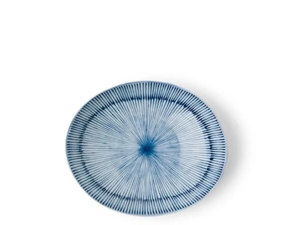 Miya Company 5.25 Inch Oval Bowl – Premium Japanese-Style Tokusa Serving Dish for Dining & Decor