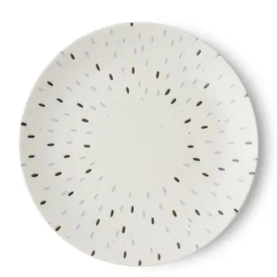 Miya Company Hedgehog Design Plate 9.25" - Cute Animal-Themed Dishware by Mogu Mogu