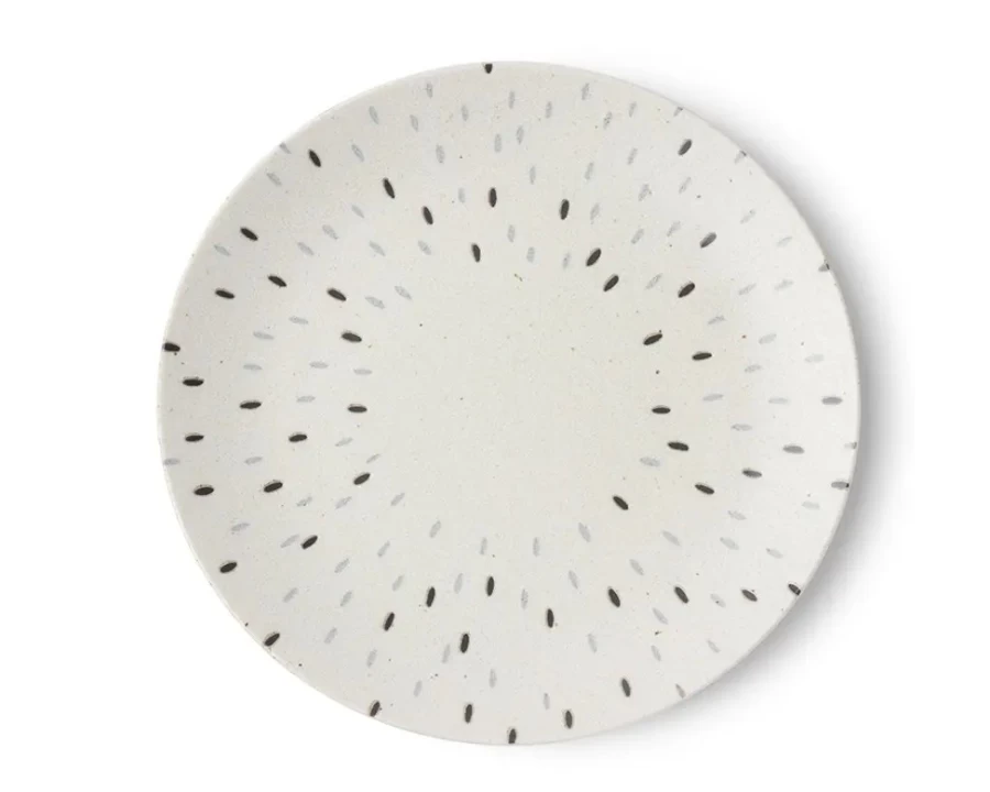 Miya Company Hedgehog Design Plate 9.25" - Cute Animal-Themed Dishware by Mogu Mogu