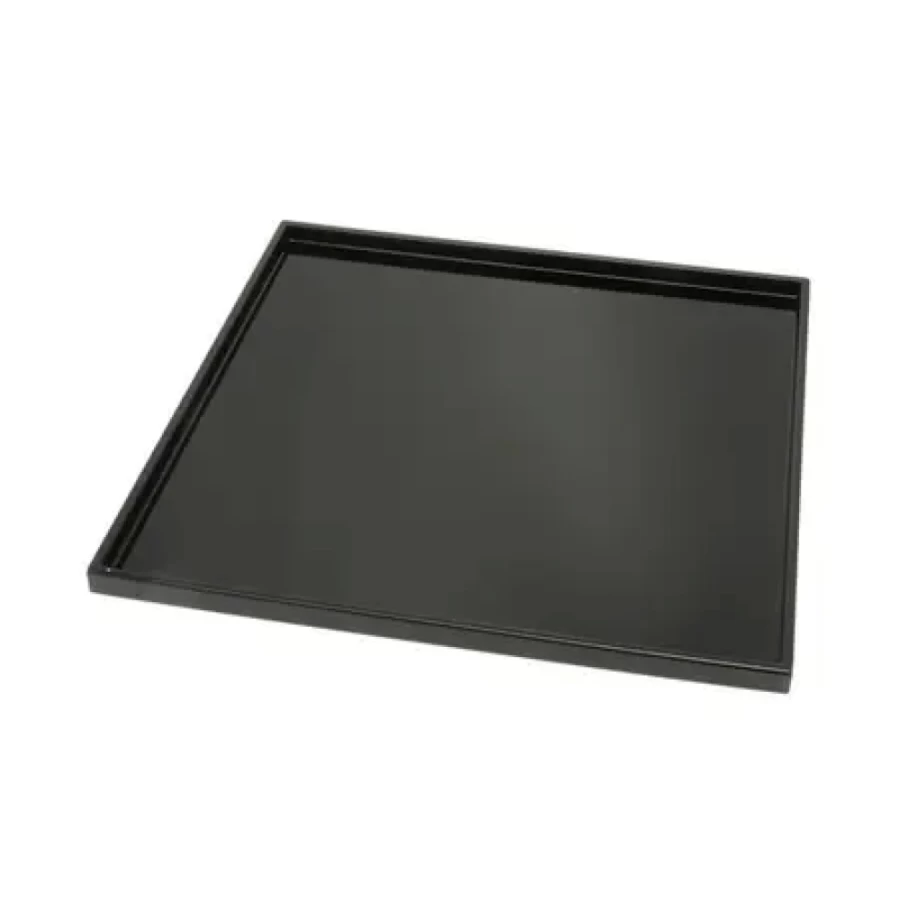 Miya Company Black Square Serving Tray 11.75 Inches - Durable & Stylish Dining Accessory