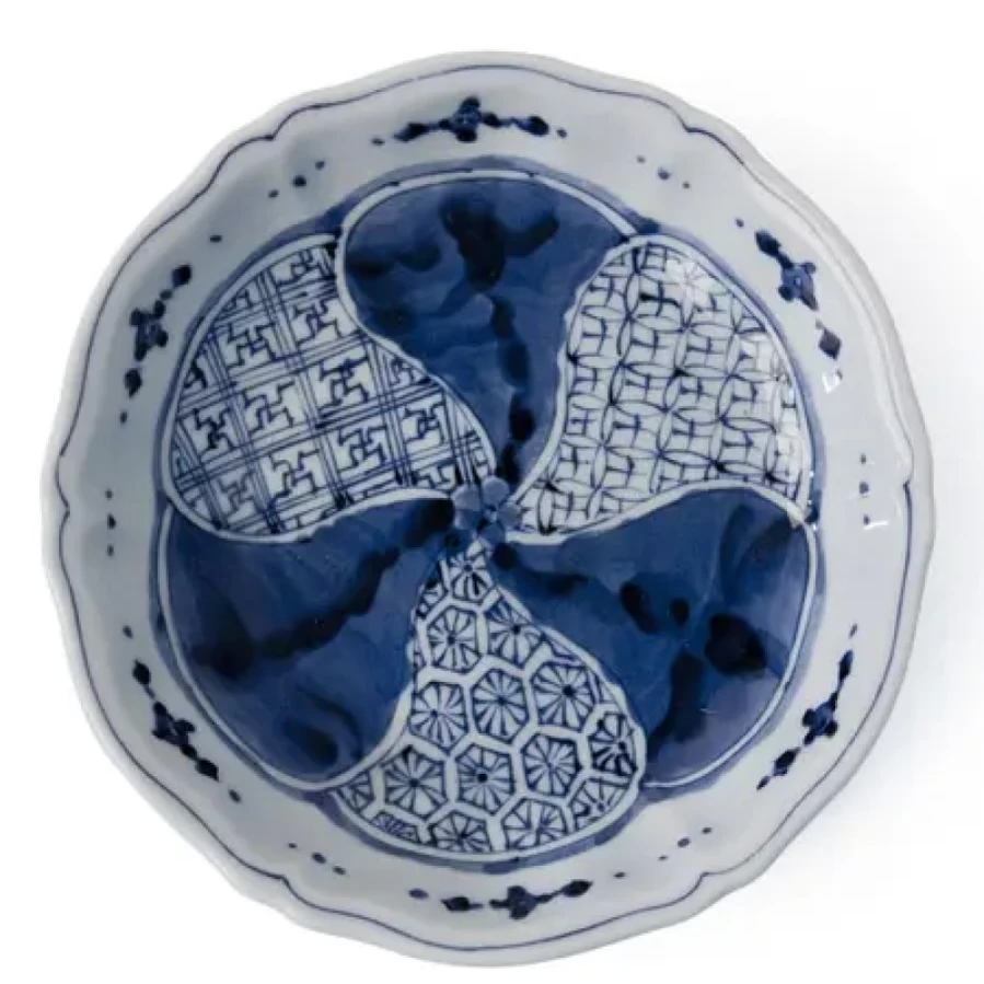 Miya Company Ume Shonzui 6.75-Inch Ceramic Dessert Plate for Elegant Serving