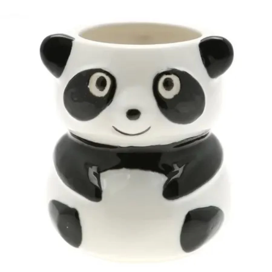 Miya Company Giant Panda White Ceramic Coffee Mug - Cute Animal Themed Cup for Tea & Hot Drinks