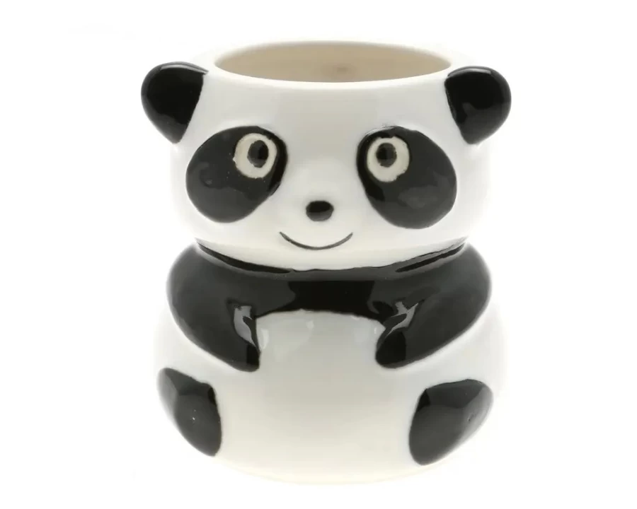 Miya Company Giant Panda White Ceramic Coffee Mug - Cute Animal Themed Cup for Tea & Hot Drinks