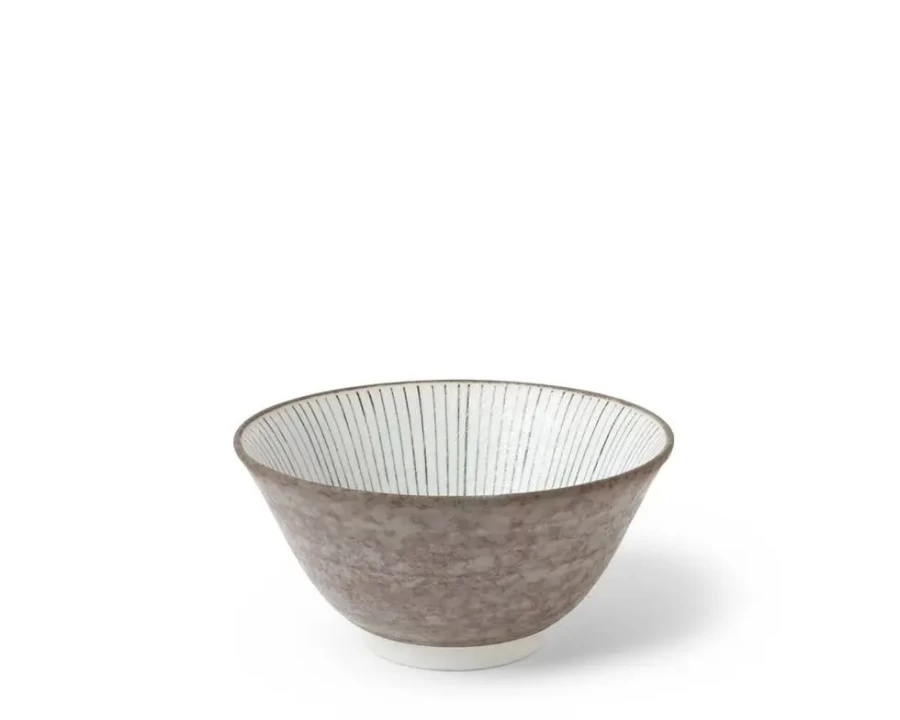 Miya Company Tokusa Gray 5.25 Inch Ceramic Rice Bowl – Handcrafted Japanese Style Dining Bowl