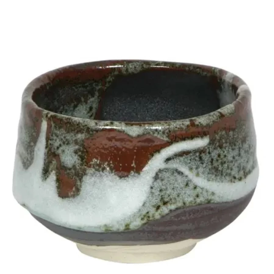 "4.5 Inch Matcha Tea Bowl - Authentic Japanese Ceramic by Miya Company | Onishio Style"