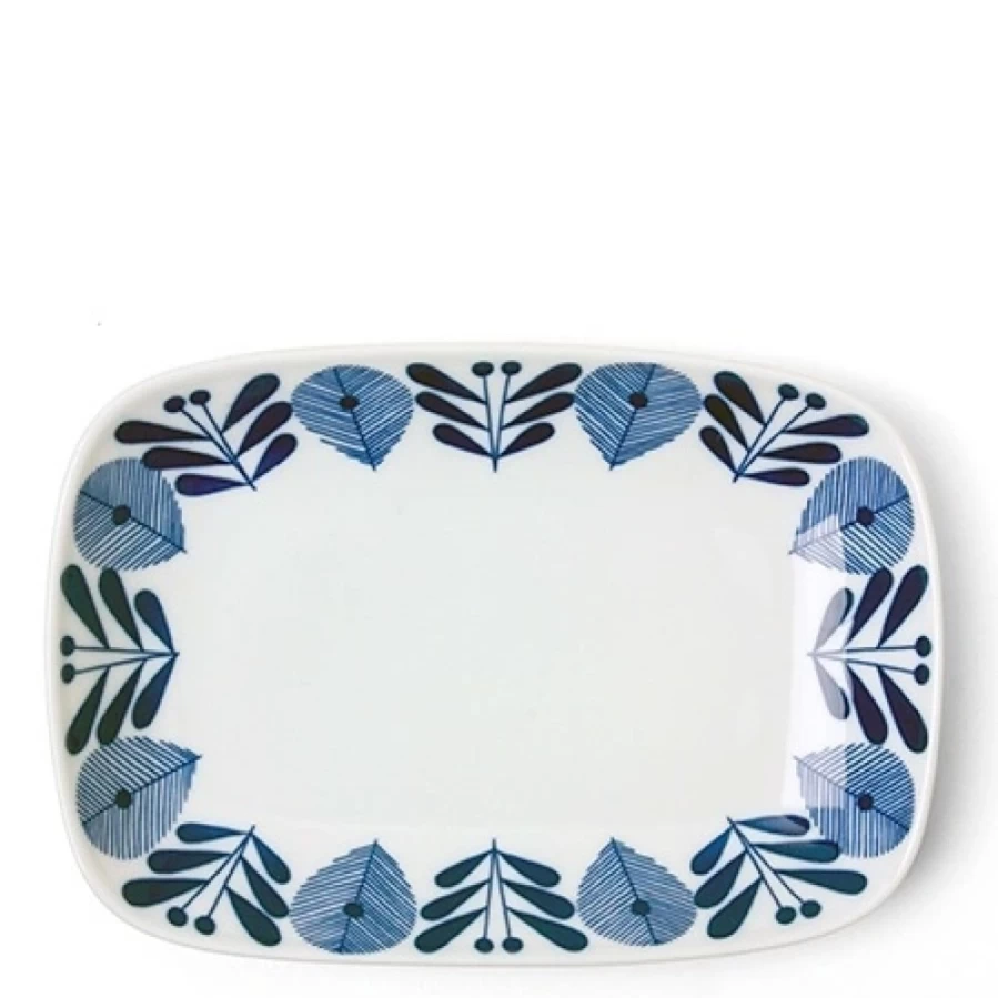 Miya Company 10-Inch Decorative Plate – Hallo Bloem Floral Design – 6.75-Inch Depth – Elegant Dining & Serving Dish