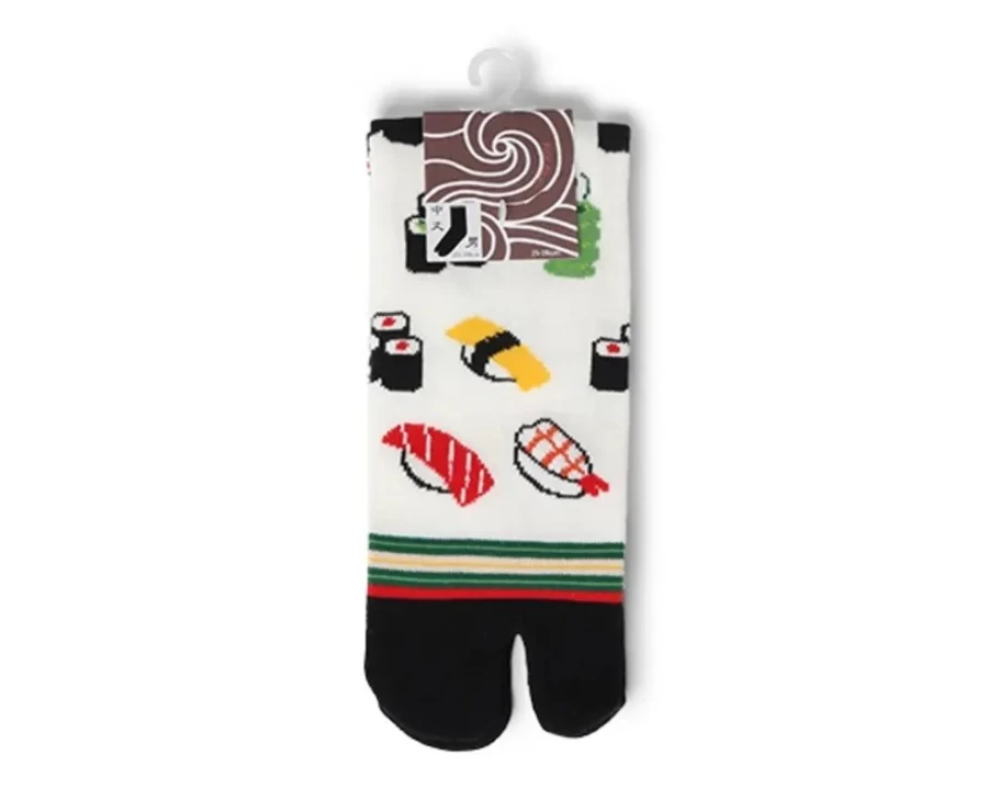 Miya Company Tabi Socks - Japanese Sushi Inspired Split-Toe Design for Comfort and Style