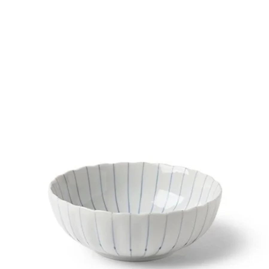 Miya Company Kasa Lines 5.5-Inch Decorative Bowl for Home Dining & Kitchen Decor
