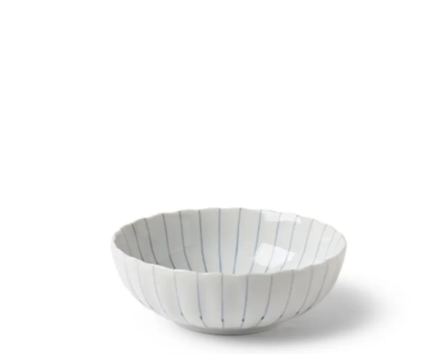 Miya Company Kasa Lines 5.5-Inch Decorative Bowl for Home Dining & Kitchen Decor