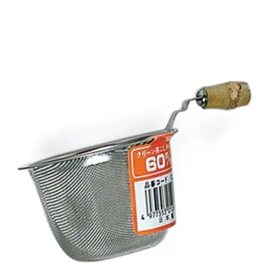 Miya Company Stainless Steel Tea Strainer with Handle - 60mm Fine Mesh Infuser for Loose Leaf Tea - Easy to Use & Clean
