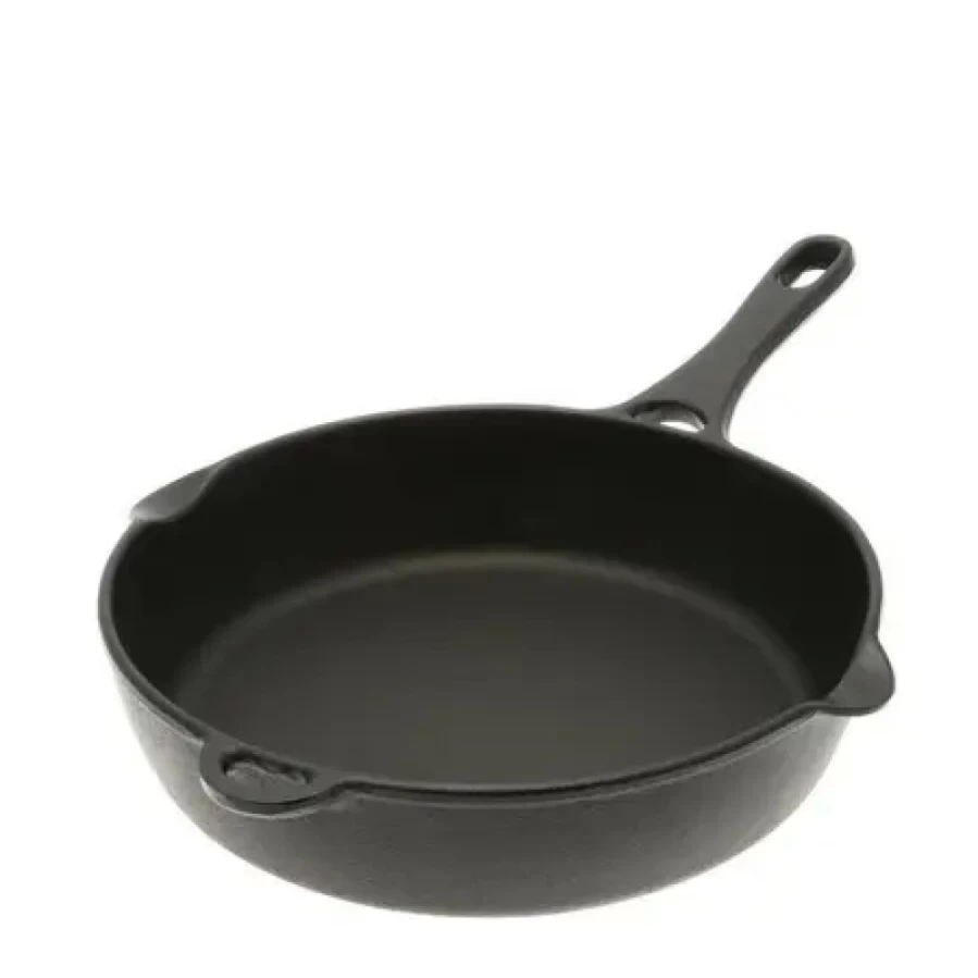 Miya Company 8.5 Inch Cast Iron Skillet – Pre-Seasoned, Heavy Duty Frying Pan for Stovetop & Oven Use