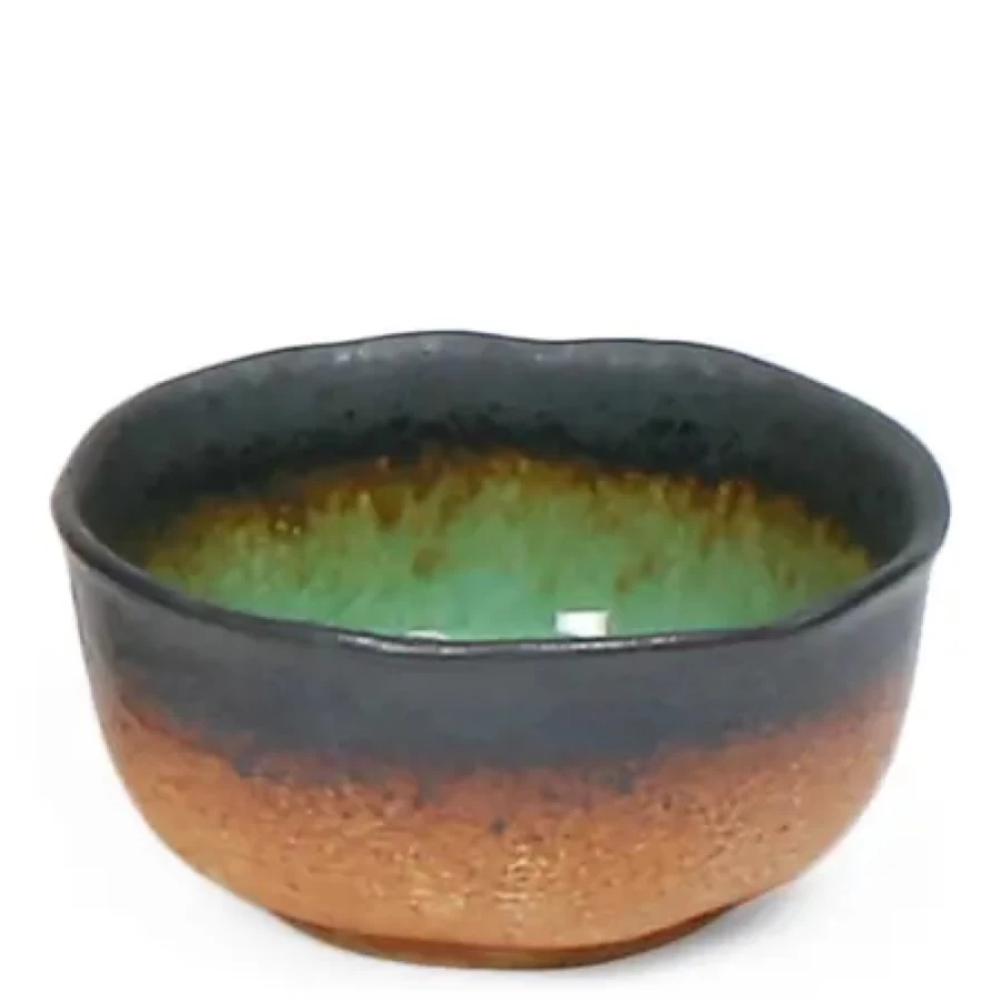 Miya Company Kosui Green Ceramic Bowl - 5.75 Inch Japanese Style Dining Tableware
