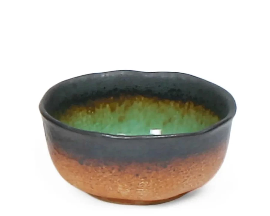Miya Company Kosui Green Ceramic Bowl - 5.75 Inch Japanese Style Dining Tableware