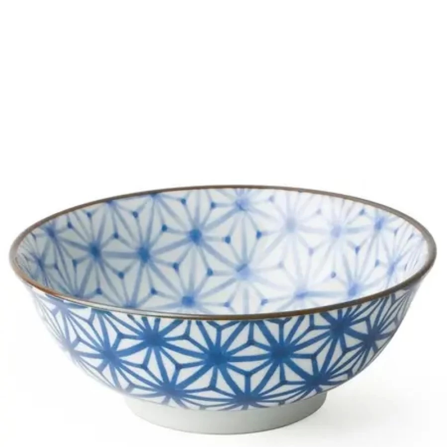 Miya Company Sasanoha 7.5-Inch Japanese Ceramic Bowl – Handcrafted Traditional Design