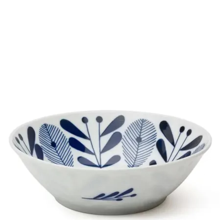 Miya Company 6.75-Inch Hallo Bloem Ceramic Bowl – Decorative Dining & Serving Dish