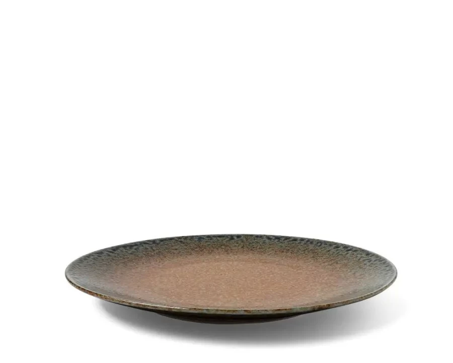Miya Company Aoi Nagashi 11.25 Inch Ceramic Plate - Traditional Japanese Flowing Blue Design