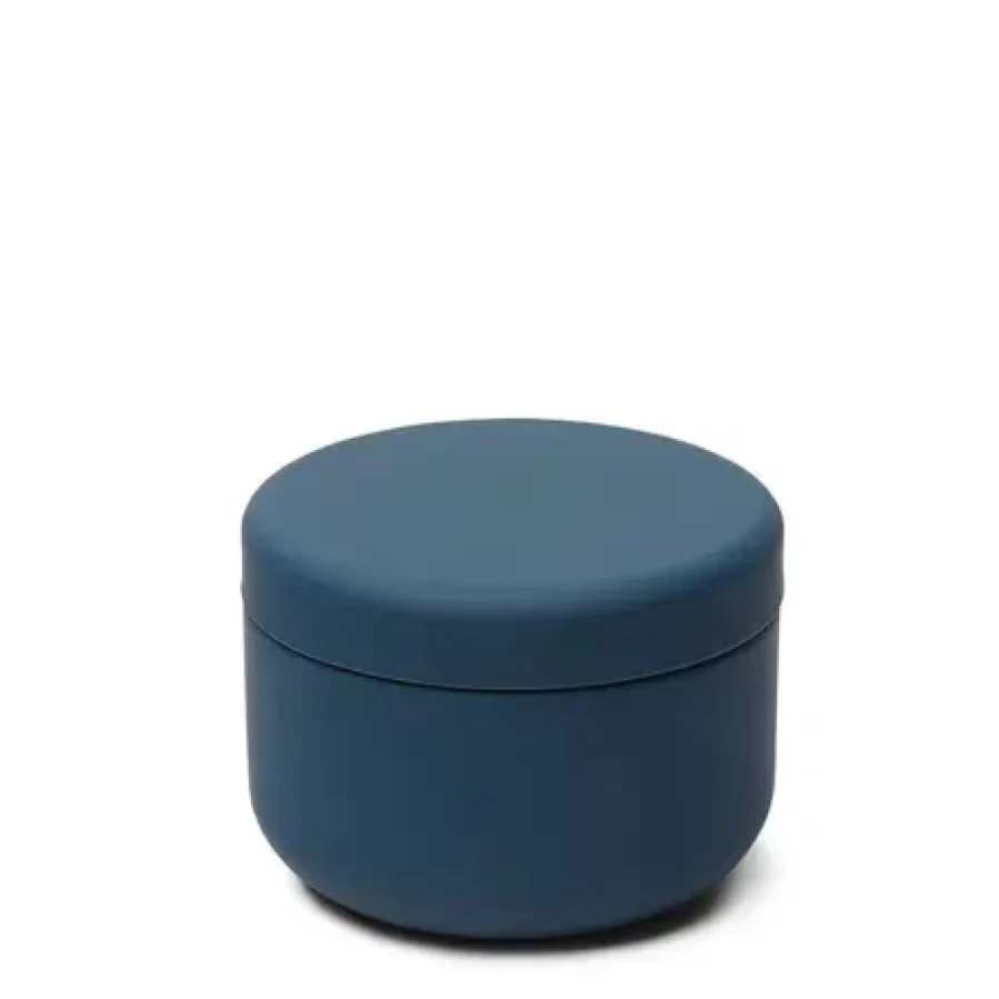 Miya Company Navy Blue Petite Tea Canister - 30G Airtight Storage Container for Loose Leaf Tea