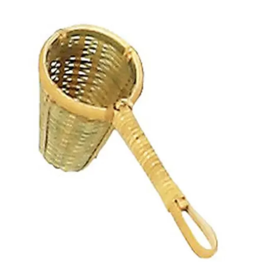 "Premium Bamboo Tea Strainer by Miya Company - Reusable & Eco-Friendly Loose Leaf Tea Infuser"