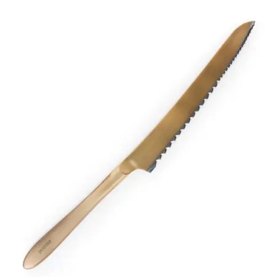 Miya Company Premium Stainless Steel Bread Knife - Sharp Pomme Design for Perfect Slicing