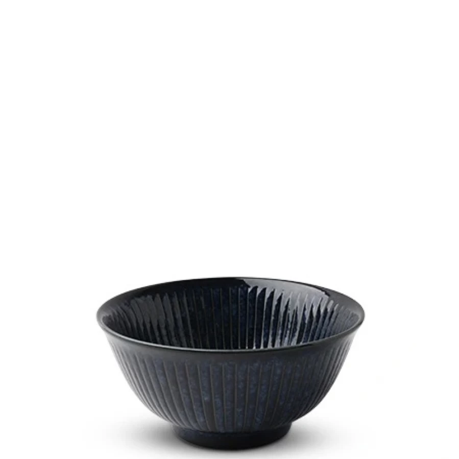 Miya Company Blue Namako Tokusa Ceramic Bowl 5.75 Inch Japanese Style Dining Dish