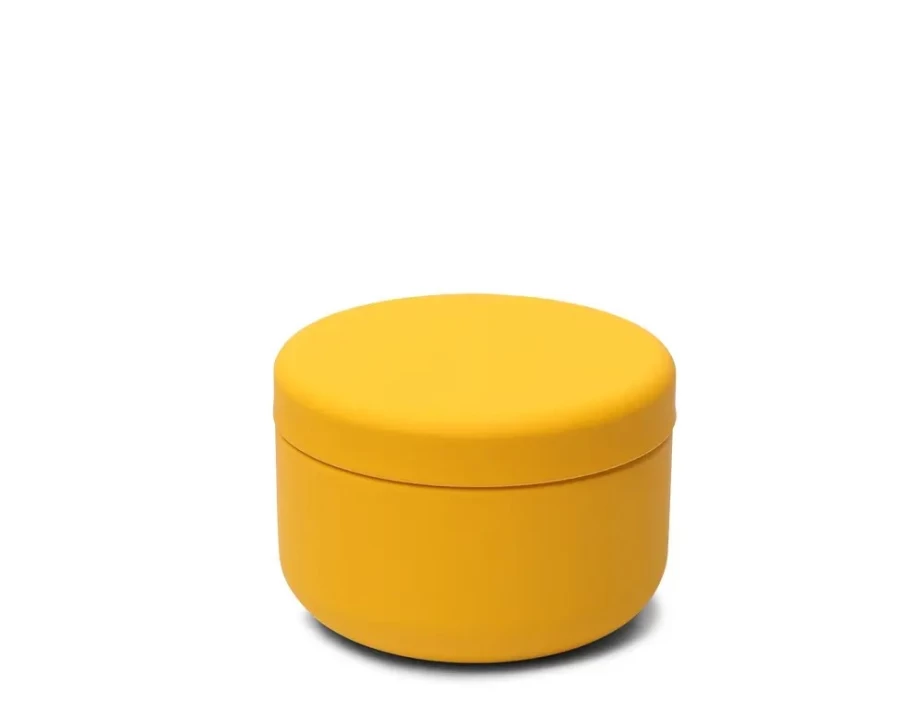 Miya Company Petite Yellow Tea Canister - 30G Airtight Storage Container for Loose Leaf Tea