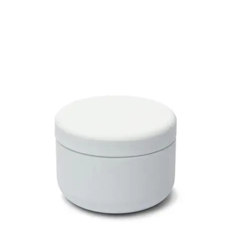 Miya Company Petite White Tea Canister - 30G Airtight Storage Container for Loose Leaf Tea