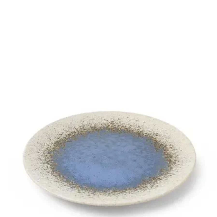 Miya Company 8.5" Ceramic Dinner Plate - Mizumi Collection, Durable & Stylish Dish for Dining