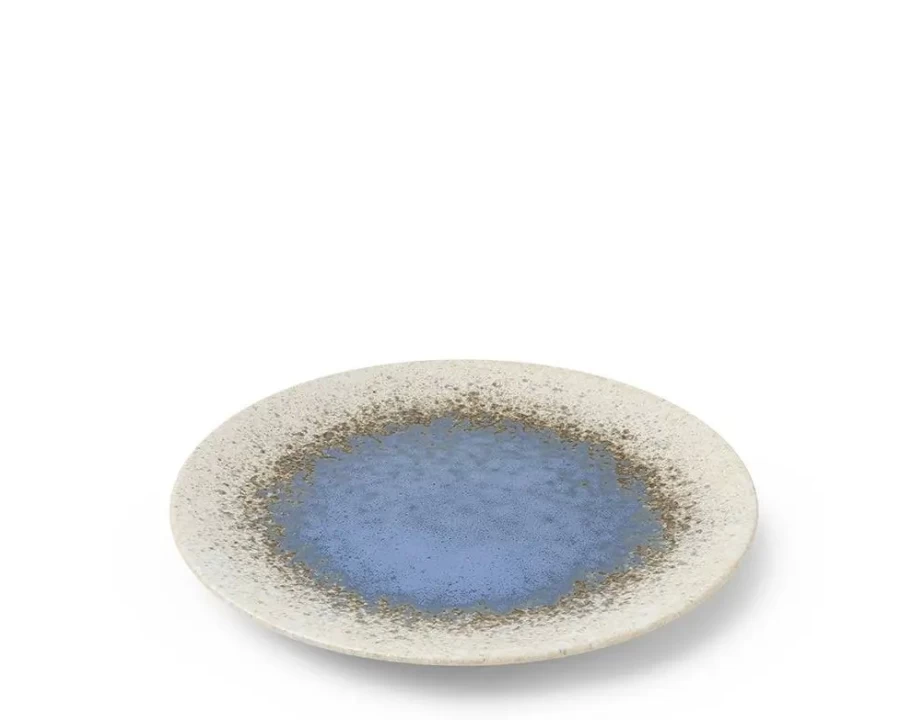 Miya Company 8.5" Ceramic Dinner Plate - Mizumi Collection, Durable & Stylish Dish for Dining