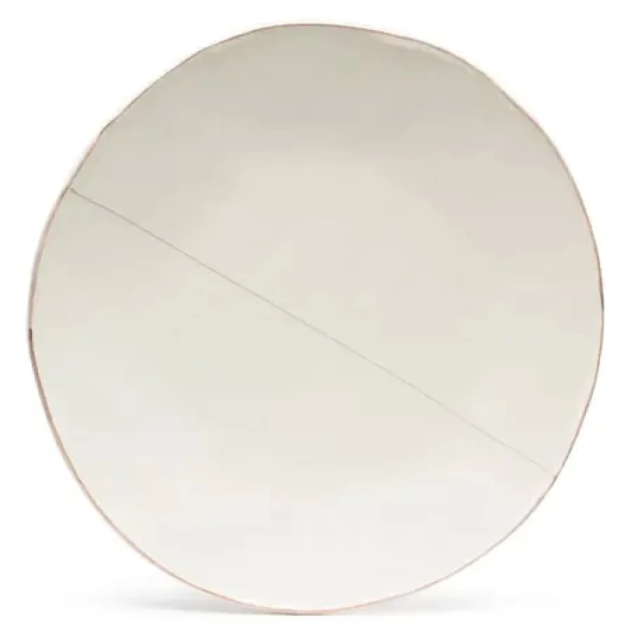 Miya Company Shiratama 10.5-Inch Porcelain Dinner Plate - Elegant Japanese Ceramic Tableware for Dining