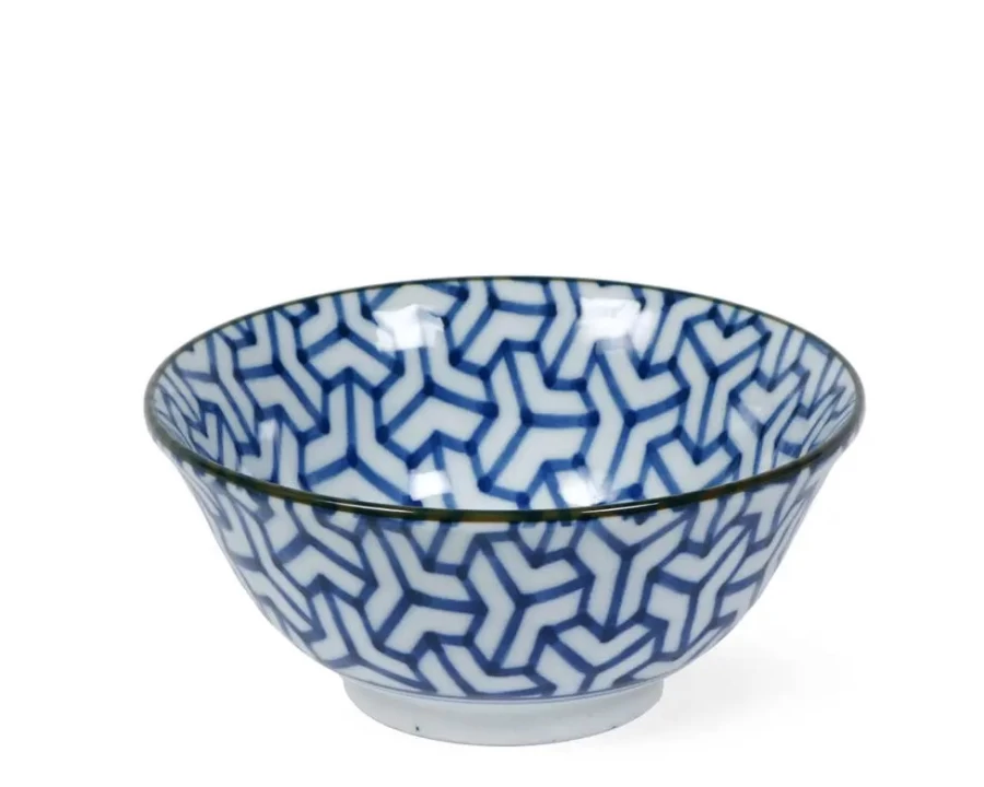 Miya Company 6" Kumi Kikkou Ceramic Bowl – Handcrafted Japanese Design for Dining & Decor