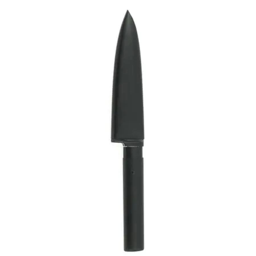 "Miya Company Premium Black Fruit Knife with Protective Sheath for Safe Storage"