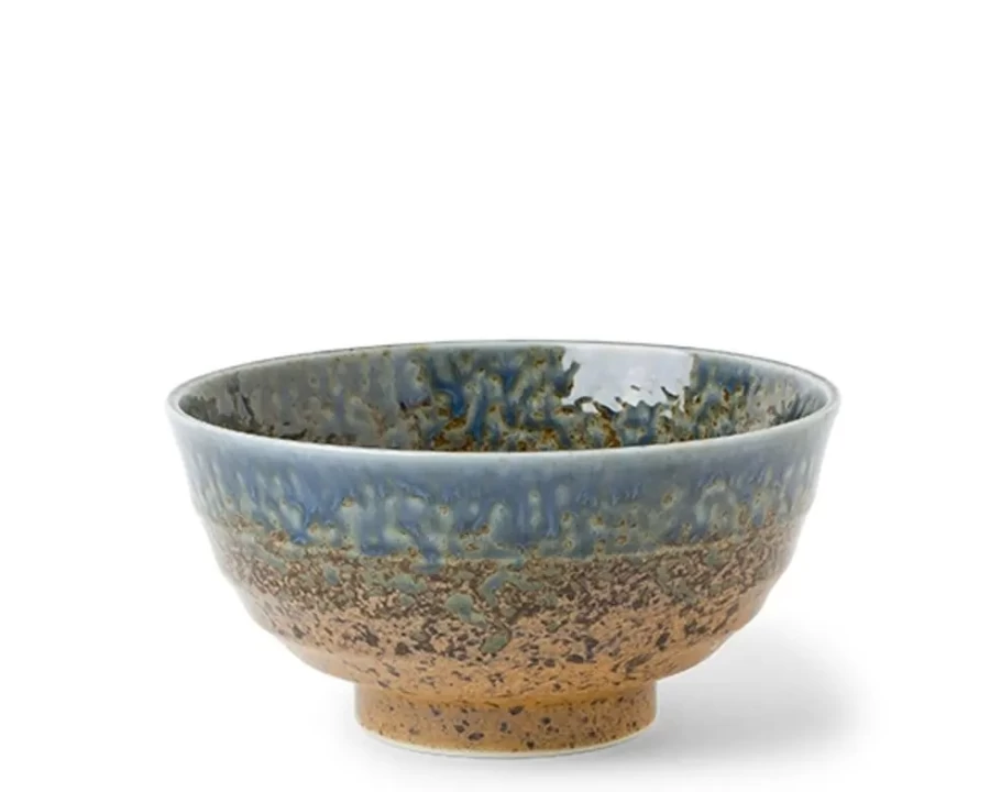 Miya Company Aoi Nagashi 6.75-Inch Japanese-Style Serving Bowl