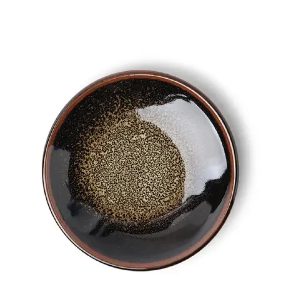 Miya Company Uchu Brown Ceramic Plate - Durable & Stylish Dinnerware