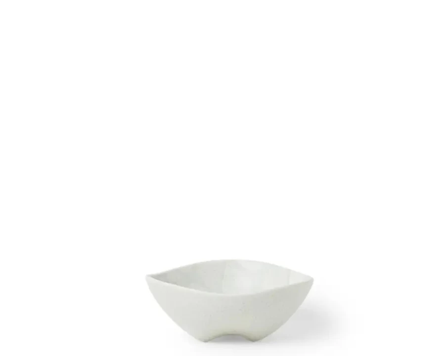 Miya Company Gray Floral Ceramic Bowl – 3.75 Inch Decorative Serving Dish