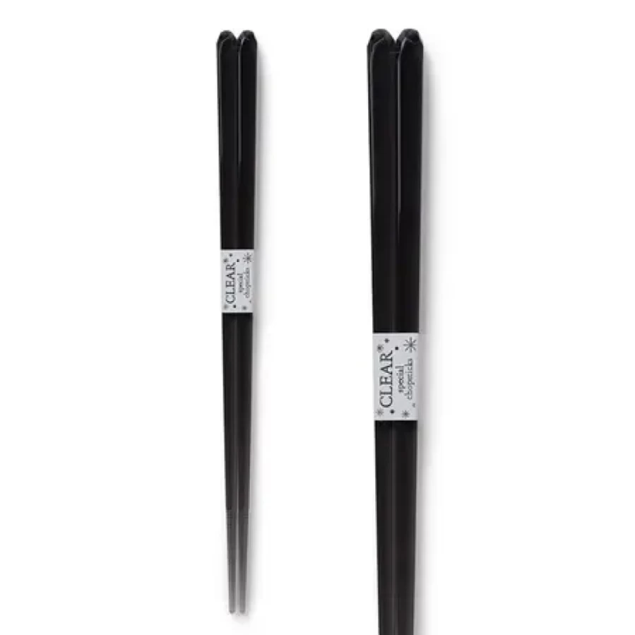 "Premium Acrylic Black Chopsticks Set by Miya Company – Durable & Stylish Eating Utensils"