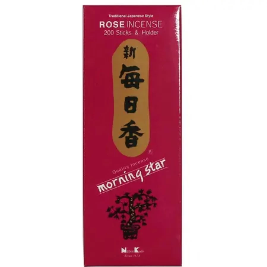 Miya Company Morning Star Rose Incense - Premium Aromatic Fragrance for Relaxation & Meditation