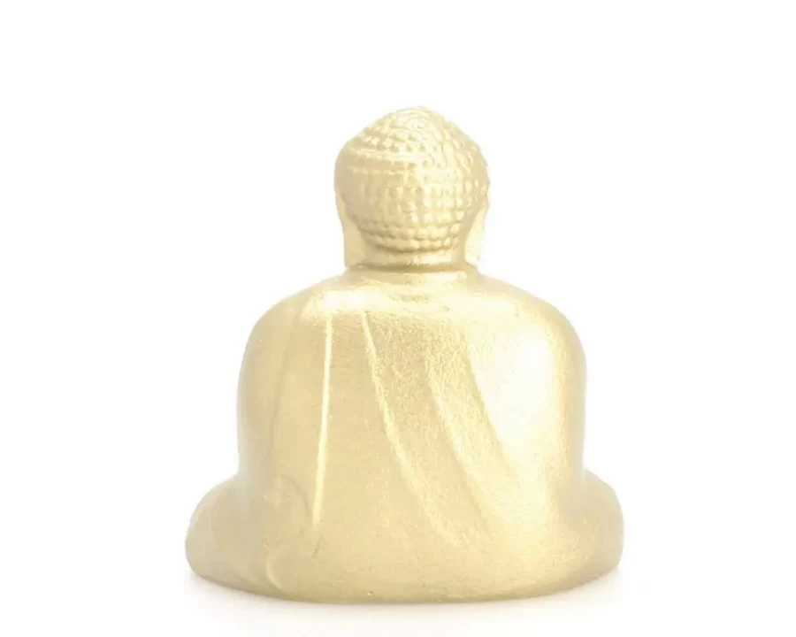 "Premium Miya Company Gold Buddha Paperweight for Desk Decor"