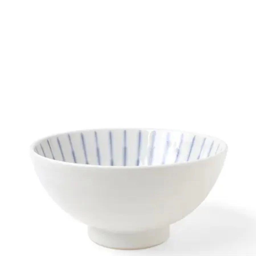 Miya Company Tokusa Lavender Bowl 7.75 Inch Handmade Ceramic Serving Dish