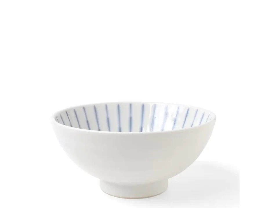 Miya Company Tokusa Lavender Bowl 7.75 Inch Handmade Ceramic Serving Dish