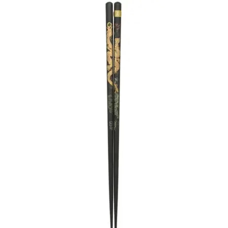 Miya Company Luxury Gold Sky Dragon Chopsticks - Elegant Handcrafted Dining Utensils