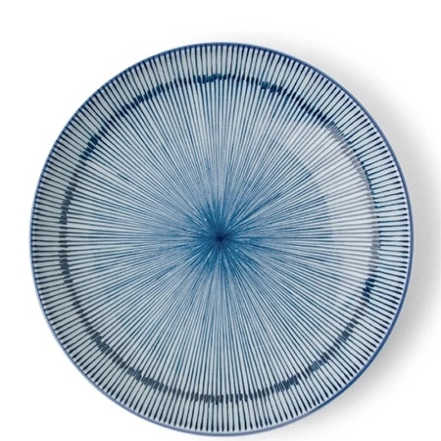 Miya Company 8.75 Inch Decorative Plate – Hoso Tokusa Design for Dining & Display