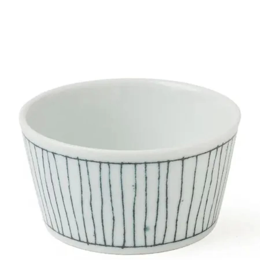 "Miya Company Ito Tsumugi 4.25-Inch Handcrafted Soba Noodle Ceramic Bowl – Traditional Japanese Dining Ware"