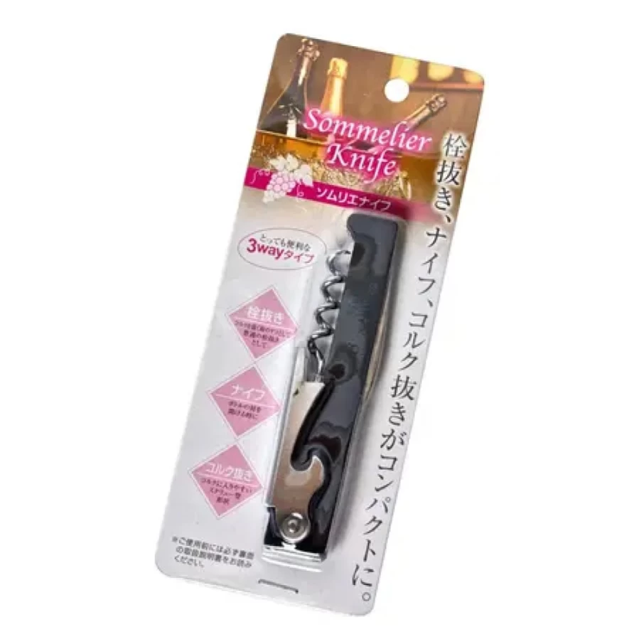 Miya Company Premium Cork Screw & Knife Set - Wine Opener with Stainless Steel Blade