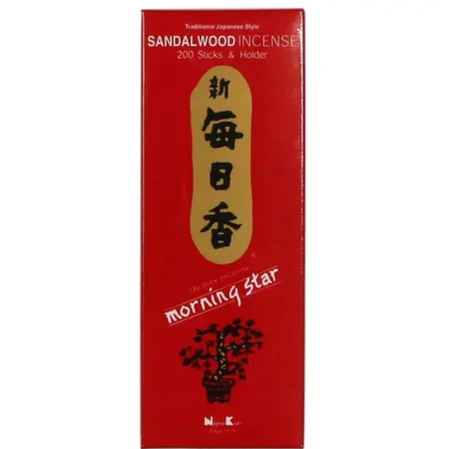 Miya Company Sandalwood Morning Star Incense Sticks for Meditation & Relaxation