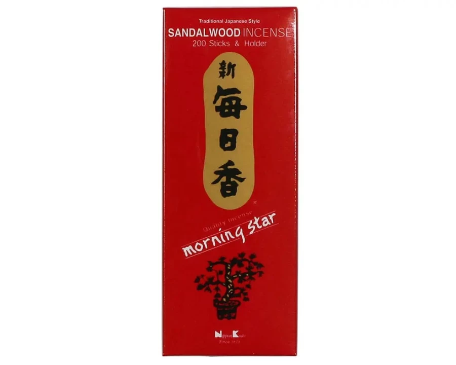 Miya Company Sandalwood Morning Star Incense Sticks for Meditation & Relaxation